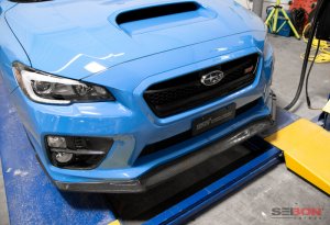 Subaru WRX Front Lip - Seibon - MB1-Style Carbon Fiber - `15-`17