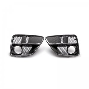 Subaru WRX Fog Light Surrounds (2) - Seibon - 3K 2X2 Twill Weave - Carbon Fiber - `15-`17