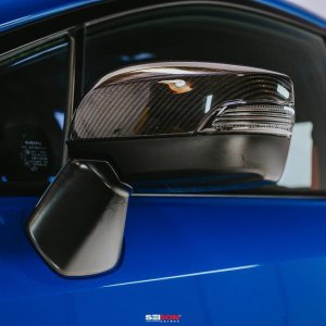 Subaru WRX Mirror Caps - Seibon - Carbon Fiber - `15-`20