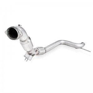 Ford Mustang Performance Exhaust - Stainless Works - Downpipe 3in High-Flow Cats - `15-`17