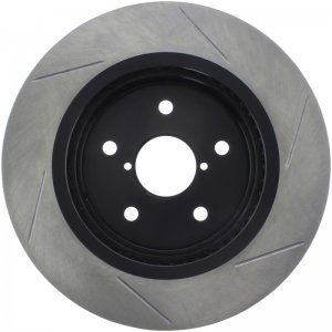 Subaru Outback Brake Rotor (1) - Rear Right - Stoptech - Slotted Sport - Black - `15-`19