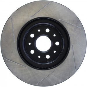 Chevrolet Camaro Brake Rotor(s) (1) - Rear Left - Stoptech - Slotted Sport - Black - `16-`20