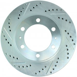 Toyota Tacoma Brake Rotor (1) - Front Right - Stoptech - Slotted & Drilled - `05-`19