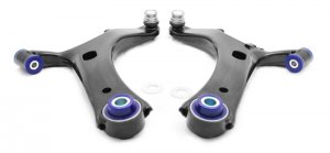 Subaru Legacy Control Arms - Front - Superpro - Lower + Bushings - 2005