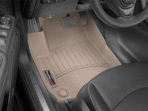 Alfa Romeo Giulia FloorLiner - Front - WeatherTech - DigitalFit - Tan - 2017