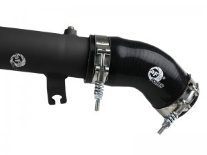 Subaru WRX Intercooler Tubes - aFe - BladeRunner 2.5in Aluminium Hot Side Charge Pipe - Black - `15-`20