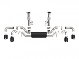 Chevrolet Corvette C8 Performance Exhaust - aFe - MACH Force-Xp Cat-Back - Black - `20-`25