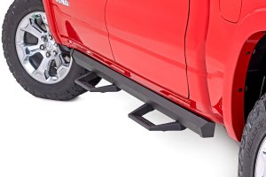 Dodge Ram TRX Running Boards - SRL2 Adj Aluminum Step - Crew Cab - Ram 1500 (19-24)/1500 TRX (21-24)