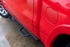 Dodge Ram TRX Running Boards - SRL2 Adj Aluminum Step - Crew Cab - Ram 1500 (19-24)/1500 TRX (21-24)
