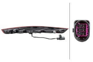 Porsche Macan Back Up Light Assembly - Rear Left - Hella - `15-`18