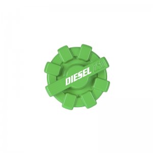 Jeep Gladiator Fuel Cap - Rugged Ridge - Elite Aluminum - Green - `20-`22