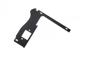 Jeep Gladiator Mounting Brackets - Behind Grille - Rugged Ridge - LED Grille Mount Bracket - Black - `20-`21
