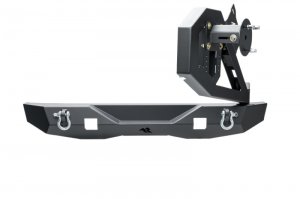 Jeep Wrangler JK Rear Bumper w/Swing Out Tire Carrier - Rear - Rugged Ridge - XOR - Black - `07-`18