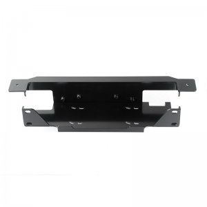 Jeep Wrangler JK Winch Plate - Front - Rugged Ridge - Spartacus - Black - `07-`18