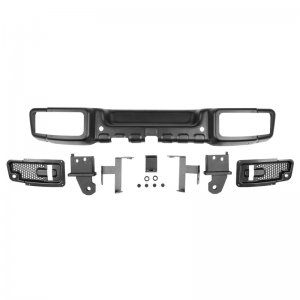 Jeep Wrangler JL Bumper - Rear - Rugged Ridge - Spartacus - Black - `18-`21