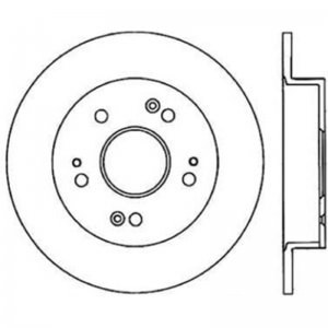 Honda Civic Brake Rotor (1) - Rear - Stoptech - Performance Cryo Rotor - `06-`15