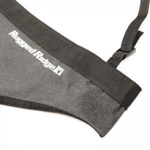 Jeep Wrangler JK Hood Bra - Rugged Ridge - Black - `07-`18