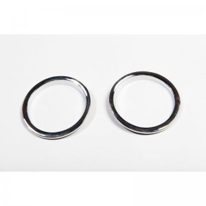 Jeep Wrangler JK Turn Signal Bezel Trim - Rugged Ridge - Chrome - `07-`18