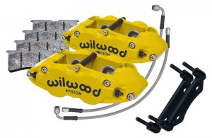 Porsche 911 Brake Kit - Front - Wilwood - Superlite Caliper Kit 3.5in MT - Yellow - `69-`83