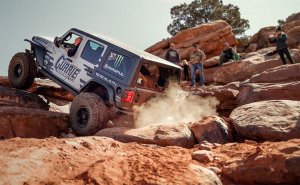 Jeep Wrangler JK Cat-Back Exhaust System - Driver Side Rear - Magnaflow - Rock Crawler Series - 3.6L - `12-`14