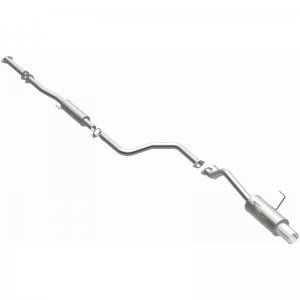 Honda Civic Performance Exhaust - Single Straight Passenger Side Rear - Magnaflow - Street Series Cat-Back - Polished - 1.6L - `92-`00