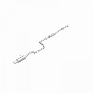 Honda Civic Performance Exhaust - Single Straight Passenger Side Rear - Magnaflow - Street Series Cat-Back - Polished - 1.6L - `92-`00