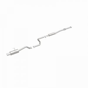 Honda Civic Performance Exhaust - Single Straight Passenger Side Rear - Magnaflow - Street Series Cat-Back - Polished - 1.6L - `92-`00