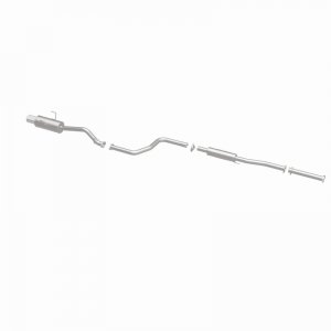 Honda Civic Performance Exhaust - Single Straight Passenger Side Rear - Magnaflow - Street Series Cat-Back - Polished - 1.6L - `92-`00