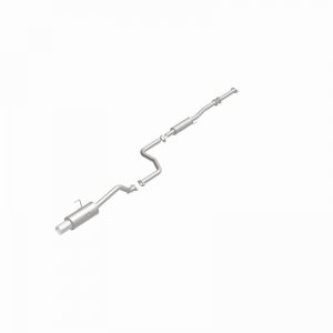 Honda Civic Performance Exhaust - Single Straight Passenger Side Rear - Magnaflow - Street Series Cat-Back - Polished - 1.6L - `92-`00