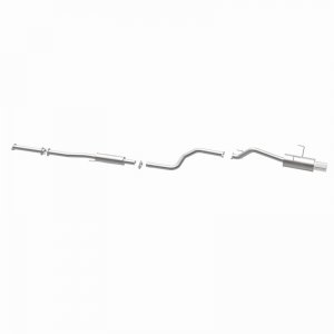 Honda Civic Performance Exhaust - Single Straight Passenger Side Rear - Magnaflow - Street Series Cat-Back - Polished - 1.6L - `92-`00