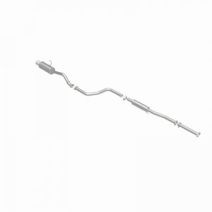 Honda Civic Performance Exhaust - Single Straight Passenger Side Rear - Magnaflow - Street Series Cat-Back - Polished - 1.6L - `92-`00