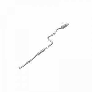 Honda Civic Performance Exhaust - Single Straight Passenger Side Rear - Magnaflow - Street Series Cat-Back - Polished - 1.6L - `92-`00