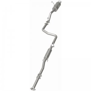 Honda Civic Performance Exhaust - Single Straight Passenger Side Rear - Magnaflow - Street Series Cat-Back - Polished - 1.6L - `92-`00