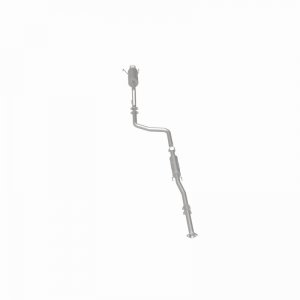 Honda Civic Performance Exhaust - Single Straight Passenger Side Rear - Magnaflow - Street Series Cat-Back - Polished - 1.6L - `92-`00