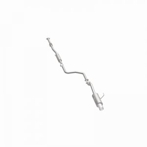 Honda Civic Performance Exhaust - Single Straight Passenger Side Rear - Magnaflow - Street Series Cat-Back - Polished - 1.6L - `92-`00