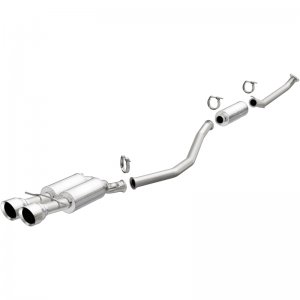 Honda Civic Performance Exhaust - Single Exit - Magnaflow - Competition Series Cat Back - Polished - 1.5L - `17-`20