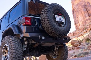 Jeep Wrangler JL License Relocation Kit - ICON - Black - 2018