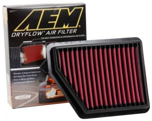 Honda Civic Performance Air Intake - AEM Induction - Non Type R 2.0L L4 F/I DryFlow Filter - 2.0L - `16-`18