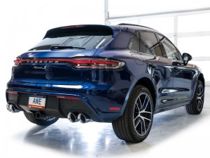 Porsche Macan Performance Exhaust - AWE Tuning - Touring Edition Catback - Chrome Silver - 2.9TT - 2022+