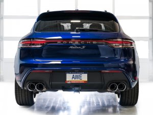 Porsche Macan Performance Exhaust - AWE Tuning - Touring Edition Catback - Chrome Silver - 2.9TT - 2022+