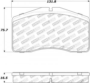 Porsche 911 Brake Pads - Front - Stoptech - ST Street - `93-`98