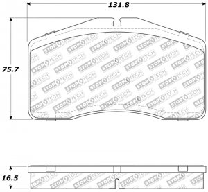 Porsche 911 Brake Pads - Front - Stoptech - Sport - `93-`98