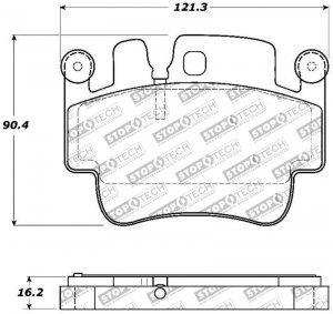 Porsche 911 Brake Pads - Front - Stoptech - Sport - `99-`05