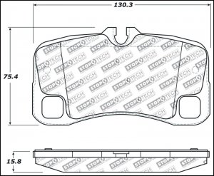 Porsche 911 Brake Pads - Stoptech - Sport - `07-`13