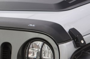Jeep Wrangler JL Hood Deflector - AVS - Aeroskin - Matte Black - 2018