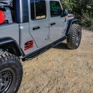 Jeep Gladiator Rock Slider - Westin - XTS - Textured Black - `20-`23
