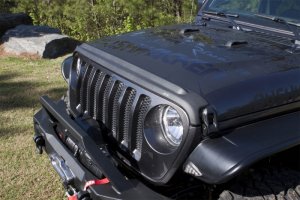 Jeep Wrangler JL Hood Shield - AVS - Aeroskin II - Black - 2018