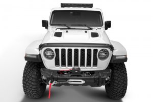Jeep Wrangler JL Hood Shield - AVS - Aeroskin II - Black - 2018