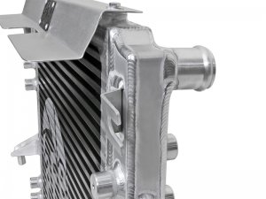 Jeep Wrangler JK Radiator Kit - aFe - BladeRunner GT Series - Black - 3.8L - `07-`11