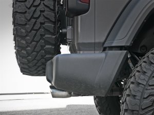 Jeep Wrangler JL Exhaust System - Rear - aFe - Rebel Series - Polished - V6-3.6L - `18-`24